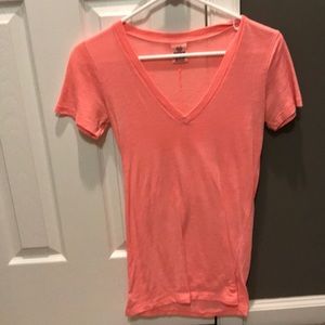 Pink v neck